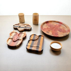 Ensemble de vaisselle en bois artisanal de haute qualité, plateaux de service de qualité professionnelle pour l'industrie hôtelière, qualité standard d'exportation - Product Image 5