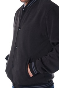 เสื้อแจ็กเก็ตผู้ชายสไตล์สตรีทแวร์วินเทจปกตั้งกระดุมเสื้อ - Product Image 3