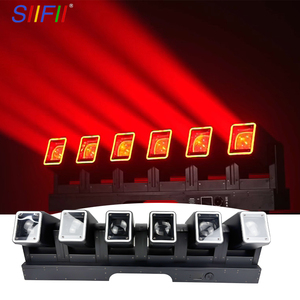 SIIFII 6*60W RGBW Multi-Head Beam Mobile Head <span class=keywords><strong>Bar</strong></span> Pixel LED Wall Wash Zoom DJ/Disco/Nightclub Stage Light DMX512 Control Ra95 - Product Image 1