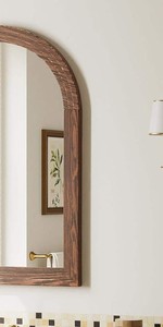 Miroir mural en bois artisanal classique Déclaration vintage artisanale de luxe pour les maisons modernes - Product Image 4