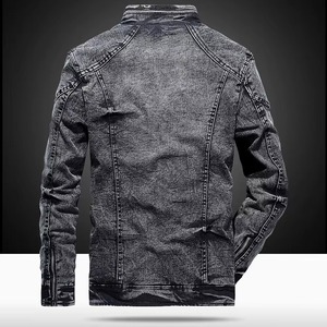 Chaqueta Vaquera de Invierno para Hombre con Logotipo Personalizado, 100% Algodón, Estilo Vintage, Servicio OEM, Ecológica y Transpirable, Chaquetas y Abrigos Vaqueros para Hombre - Product Image 4