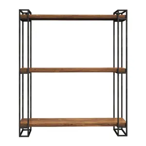 Industrial Inspired Wall Shelf Can Be Used To Display Your Books Photo Frames Or Knick Knacks In Your Living Room Or Home Office