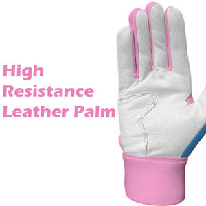 Guantes de Bateo de Béisbol de Cuero Premium, Tacto Suave con Malla Transpirable, Agarre Fuerte, Juega Seguro con Ajuste Cómodo - Product Image 5