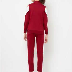 Conjunto de chándal de Jogger de mezcla de algodón personalizado para mujer, suave y cómodo para usar durante todo el día, chándales de mujer - Product Image 2