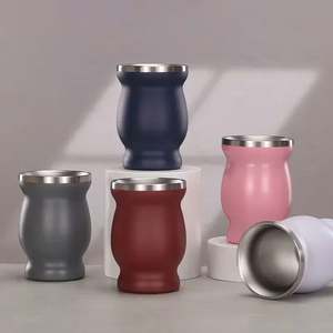 Tasse à Yerba Maté Personnalisée en Gros, Tasse Madai Isotherme Sous Vide 220 ml, Mug à Café en Acier Inoxydable à Double Paroi Isolée - Product Image 1