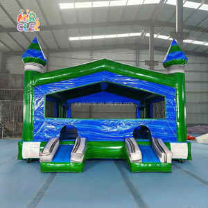 Château Gonflable Commercial Heavy-Duty avec Rampes Doubles et Jeux Internes pour Location - Product Image 2