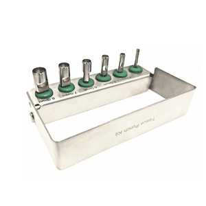 Kit de 6 poinçons tissulaires orthopédiques réutilisables pour implants dentaires, instruments chirurgicaux avec boîte de rangement, qualité médicale pour chien - Product Image 6