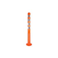 Construction de parkings de routes ILT2100 délinéateur orange flexible 100x8 cm TPU/ingénieur en plastique grade 5 Pack barrière de circulation