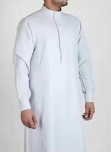Thobe pour enfants en polyester respirant, mode musulmane classique, Jubba de qualité supérieure, sur mesure, léger, longueur au sol, modeste - Product Image 3