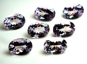 พลอยอเมทิสต์สีชมพูธรรมชาติขนาดวงรีตัดเทียบขนาดได้รับการรับรอง100% อัญมณีล้ำค่าในราคาไม่แพง - Product Image 4