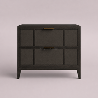 Table de chevet moderne de luxe avec tiroirs, robuste, pour rangement intérieur, mobilier de chambre à coucher