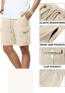 กางเกงขาสั้นผู้ชายแฟชั่นแนวสตรีทกางเกงขาสั้นเอวยางยืดสำหรับผู้ชายโลโก้ตามสั่งแนวสตรีท - Product Image 5