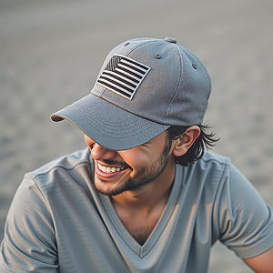 Gorra de béisbol clásica de alta calidad, 5 paneles, 6 paneles, 100% algodón, logotipo bordado, gorra de béisbol personalizada al por mayor - Product Image 5