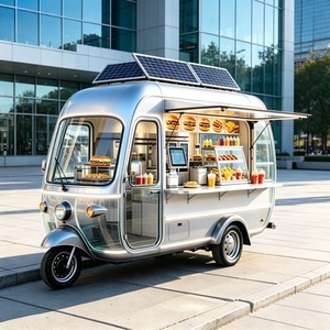 Food Truck Vintage Retrò con Cucina Completa e Bar Espresso per Servizio Mobile di Bevande Specializzate - Product Image 1