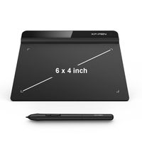 Tablette graphique Star G640, 8192 niveaux de pression, résolution du stylet 5080LPI, zone active 6x4 pouces, temps de réponse 266 RPS, compatible Osu