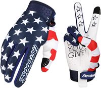 Gants de sport de motocross légers et abordables, anti-humidité, à doigts complets, compatibles BMX DH MTB, en polyester respirant et compatibles écran tactile