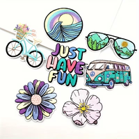Patch brodé 3D personnalisé à repasser, couleurs mélangées, appliques à coudre pour sacs, vêtements, robes, cheongsam, broderie texturée