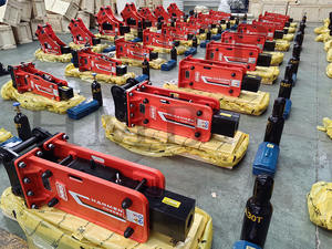 หัวค้อนไฮดรอลิกคุณภาพสูง 4 ตัน แบบติดตั้งด้านบน พร้อมส่วนประกอบหลัก ได้แก่ ปั๊มและเครื่องยนต์ สำหรับงานรื้อถอน - Product Image 2