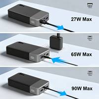 Power Bank Bersertifikat Pabrik Asli NOBIS JUOVI Fast Charge 90W 20000mAh Layar LED 2 USB-C 2 USB-A Stok Luar Negeri