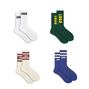 Prix de vente en gros chaussettes de sport blanches chaussettes de sport blanches chaussettes noires en coton chaussettes d'école blanches personnalisées - Product Image 6