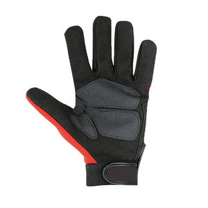 Venta caliente logotipo personalizado ODM servicios fábrica coser en precio asequible Guantes de mecánico - Product Image 3