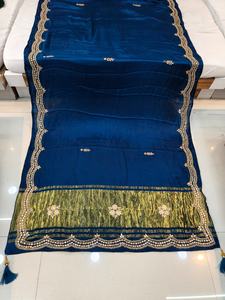 ส่าหรีผ้าไหมแท้นิ่มแบบคลาสสิกพร้อม Lagadi patta เหมาะสำหรับสวมใส่ในเทศกาลและแบบดั้งเดิม - Product Image 6