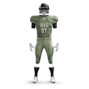 Uniforme de Fútbol Americano Personalizado, Jersey y Pantalones Profesionales para Juego, 100% Poliéster, Tallas Grandes, Conjuntos Cortos Delanteros, Fabricante OEM - Product Image 2