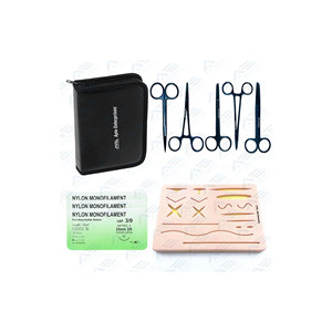 Ensemble de dissection de suture Kit de suture chirurgicale Instrument médical Étudiants en médecine Kit de pratique de suture et de dissection en acier inoxydable - Product Image 1