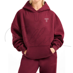 Sudadera con capucha y cremallera para mujer, sudadera corta informal de manga larga - Product Image 2