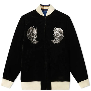 Nouveauté, vestes universitaires en satin de haute qualité, imperméables, couleur personnalisée, OEM, coupe-vent, pour l'extérieur, personnalisées, pour l'hiver, pour hommes - Product Image 3