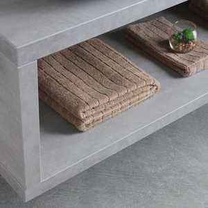 Mobile Bagno Sospeso KOS 120CM con Lavabo Quadrato Nero Opaco, Set Bagno Moderno - Product Image 3