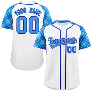 Maillot de baseball en maille personnalisé taille USA vêtements de sport élégants logo cousu personnalisé nom hommes maillot de baseball boutonné - Product Image 3