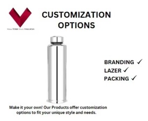 2025 artículo más vendido Botella de agua de acero inoxidable de 1000ml, compacta, duradera y ecológica, la botella de agua de acero 1LTR perfecta - Product Image 3