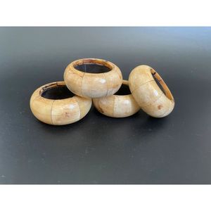 Servilletero de Hueso con Acabado Antiguo de Alta Calidad, Disponible en Otros Colores, Decoración para Mesa de Comedor - Product Image 2