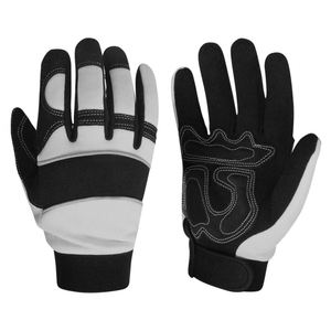 Gants de travail mécaniques en cuir personnalisés de qualité supérieure fabriqués en Offre Spéciale Gants de mécanicien de sécurité de travail personnalisés avec logo - Product Image 4