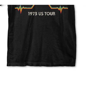 T-shirt da uomo Goodie con stampa grafica Pink Floyd, 100% cotone jersey, nero tinta unita, taglia Small, stampa di design - Product Image 3