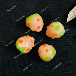 Venta al por mayor hecho a mano 10mm 4mm 2mm blanco rosa forma de corazón cristal Murano y cuentas de vidrio colores personalizables para la fabricación de joyas - Product Image 3