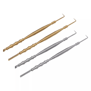 Outil de rehaussement de cils à double tête avec manche de différentes formes, outil premium pour extension et teinture des cils - Product Image 1