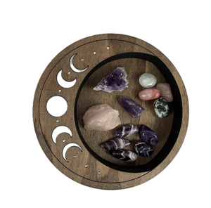 Dulces de madera Dátiles Bandeja para servir Color hecho a mano Ramadán Bandeja para accesorios Productos de calidad exclusivos - Product Image 4