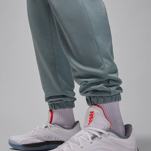 Pantalon de survêtement en éponge française ample personnalisé pour hommes, pantalon de survêtement baggy jogging brodé décontracté, jambe droite évasée en coton - Product Image 4