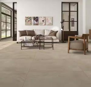 Azulejos de porcelana Electro Beige de 600x1200mm de 20mm de grosor con acabado mate resistente y duradero para baños de cocinas comerciales - Product Image 1