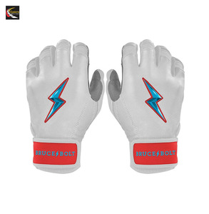 Good Quality Materials Custom Youth Adult Short Cuff Baseball Batting Glove Goatskin Leather Customized Baseball <b>Softball</b> Gloves - Product Image 1