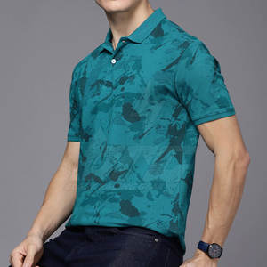 Ropa de calle, nueva llegada, camiseta Polo para hombre, ropa informal, camiseta Polo con estampado de sublimación para hombre - Product Image 3