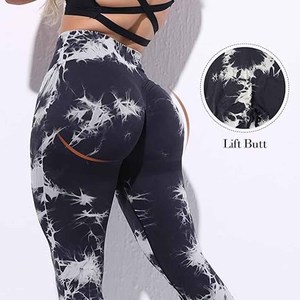 Fitness Wear Adulto Tamaño Mujeres Leggings Calidad superior 100% Algodón Gimnasio Entrenamiento Mujeres Leggings para niñas subido Vestido Deportes - Product Image 6