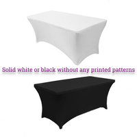 Abordable Table Throw Dropshipping Nappes Extensible Ajusté Flexible Table Couverture pour Affichage