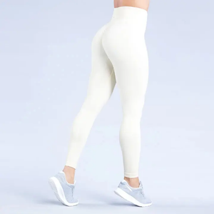 Service OEM ODM Leggings de yoga à taille élastique pour femmes Pantalon de fitness Legging moulant sans couture Stretch pour - Product Image 6