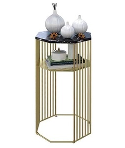 Modern wire metal tables premium quality, elegant design, suitable for home or hotel use with customized top metal storage table - Product Image 5