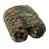 Voile tactique en maille polyester-coton pour sniper, cache-tête à motif camouflage, respirant, coupe-vent, anti-poussière, plusieurs couleurs
