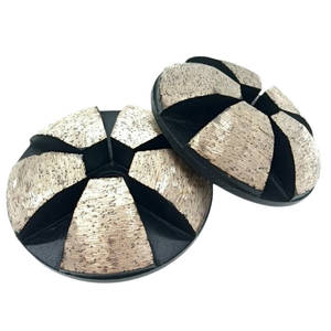 LEADING Disco de desbaste de diamante convexo de 3 pulgadas / 80 mm con 5 segmentos y unión metálica para pulido de suelos de granito, pulido en húmedo y en seco - Product Image 5