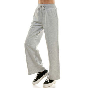 Pantalones de chándal acampanados OEM de alta demanda, pantalones de chándal rectos, ropa de mujer, pantalones de invierno para mujer, pantalones holgados con bolsillos - Product Image 1